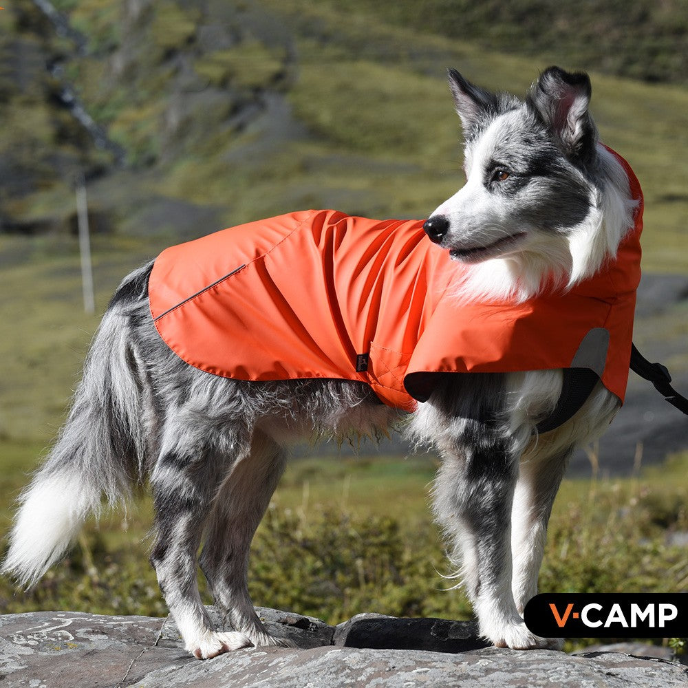 Waterproof Windproof Pet Shell Jacket Raincoat For Outdoor Protection