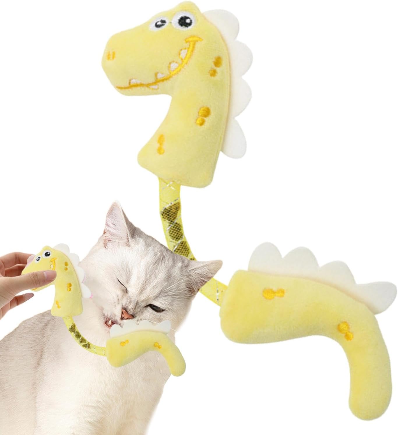 Interactive Pet Chew Rope Toy With Catnip For Teeth Cleaning And Play